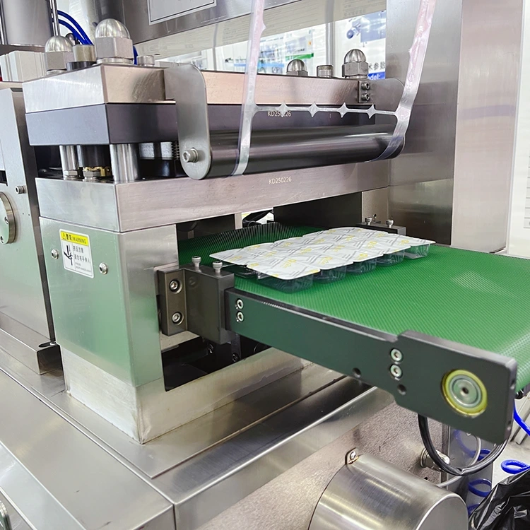 Máquina automática de embalagem em blister de queijo