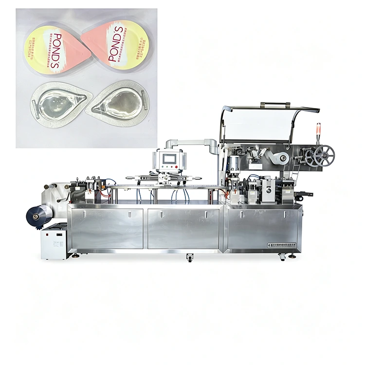 Máquina automática de embalagem blister termoformadora de essência e óleo