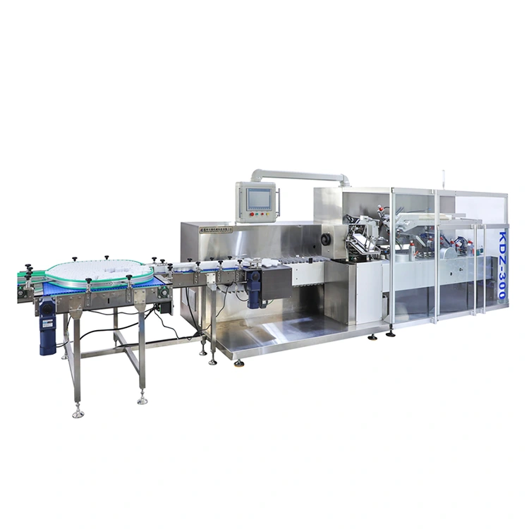 Máquina automática de encadernação de frascos de remédios