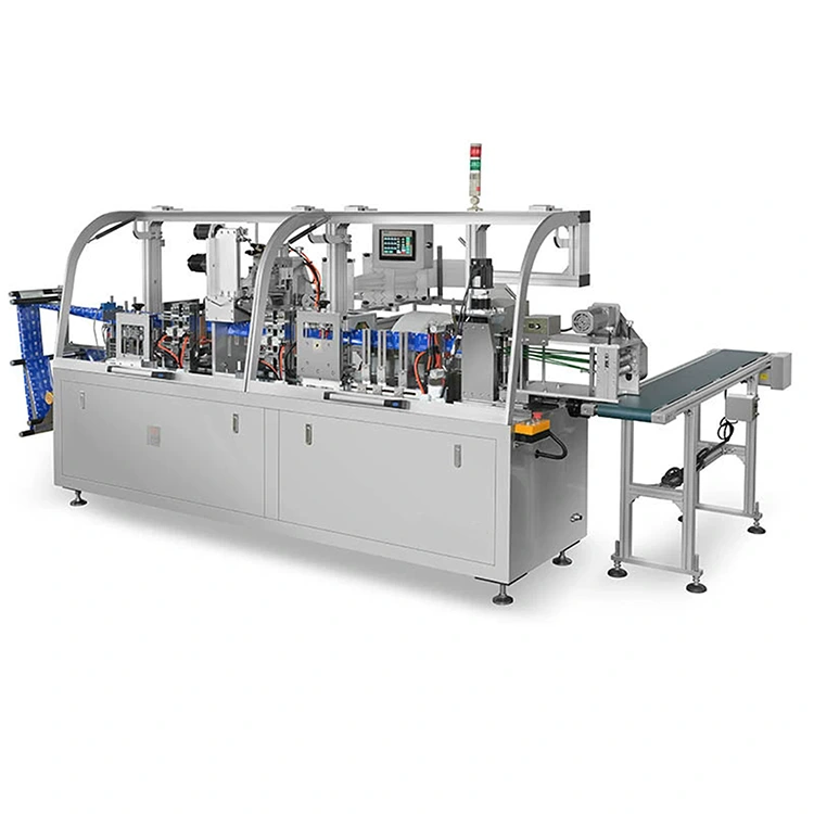 Máquina automática de embalagem de lenços umedecidos não tecidos