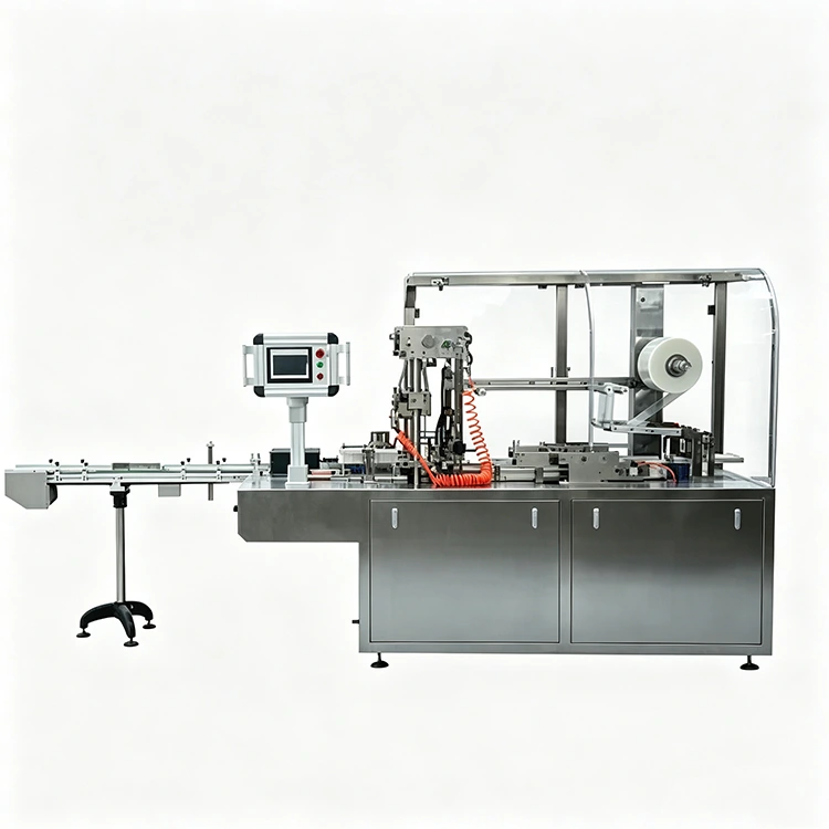 Máquina de sobreembalagem tridimensional automática para embalagem de caixa