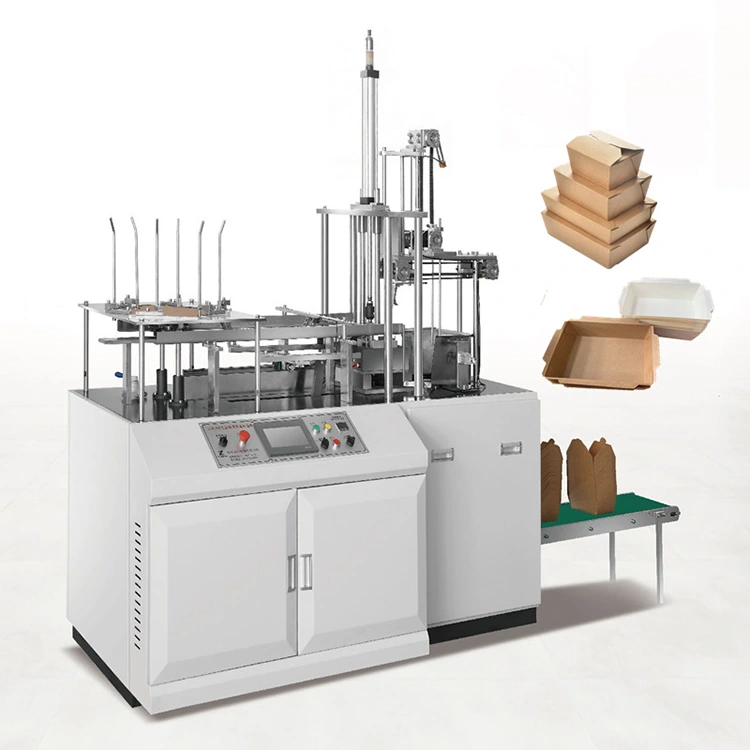 Máquina de lancheira de papel totalmente automática